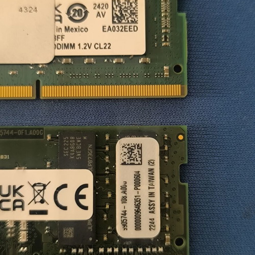 DDR4 32GB Kit (2x16GB) SODIMM μνήμη RAM laptop σαν καινούργιο