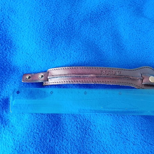 Replay leather bracelet like new, brown