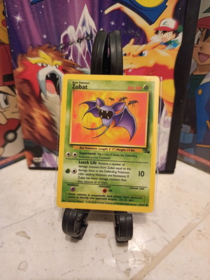 Zubat Fossil 1999 Pokemon карта употребявана