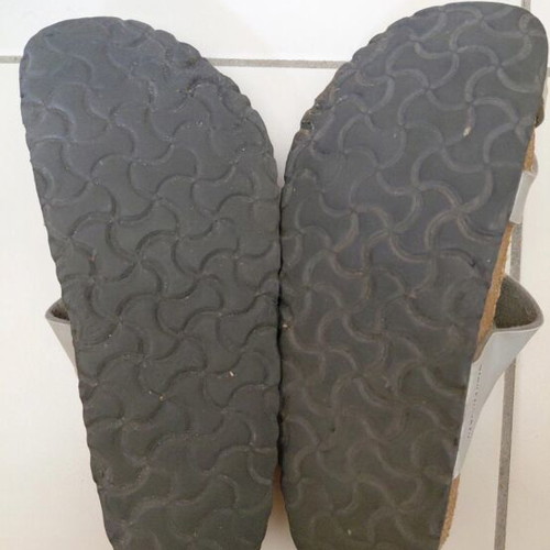 Birkenstock Mayari sandals, silver grey, size 38