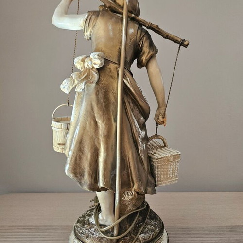 Auguste Moreau table lamp used