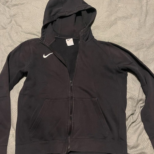 Nike hoodie jacket used, size XL, black
