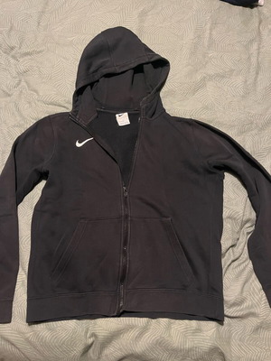Nike hoodie jacket used, size XL, black