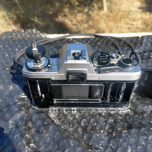 Olympus OM-10 film camera with Zuiko 50mm f/1.8 lens