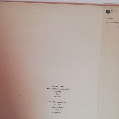 Pet Shop Boys Actually vinyl like new