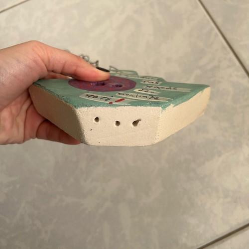 Decorative clay ship like new