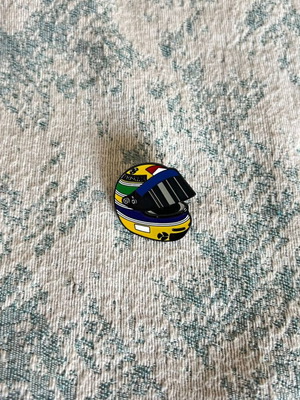 Aytron Senna F1 Pin new, green and yellow