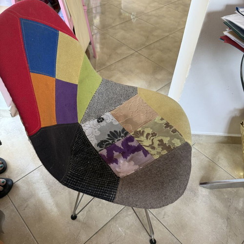 Multicolor dining chair, set of 3