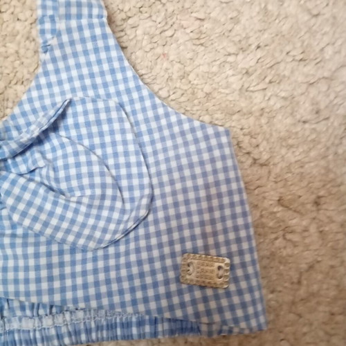 Miss Ebita top shirt for 1-year-old girl like new, checkered