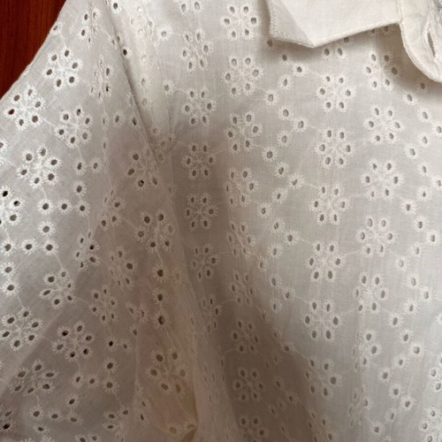 Kipour midi dress white like new, one size