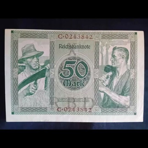 German 50 Mark banknote 1920 like new