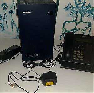 Τηλεφωνικό κέντρο (Panasonic KX-TDA30 με συσκευή Panasonic KX-T7630)