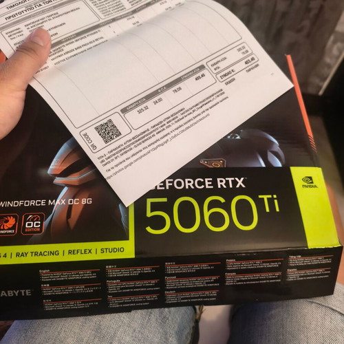 Gigabyte GeForce RTX 5060 Ti 8GB GDDR7 Windforce Max OC graphics card sealed