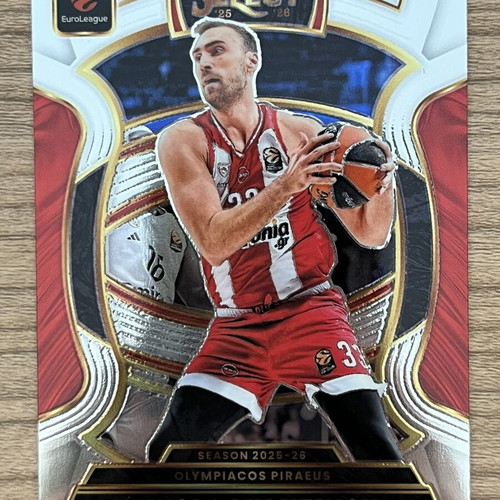2025-26 Panini Select Euroleague Basketball Nikola Milutinov card like new