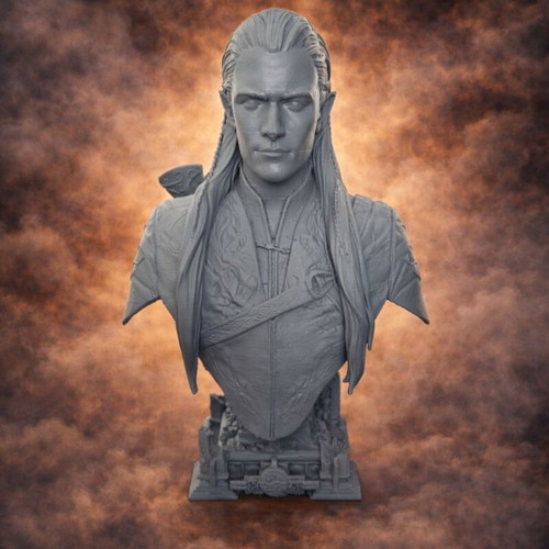 Legolas 3D Printed Collectible Bust inspired by Lord of the Rings