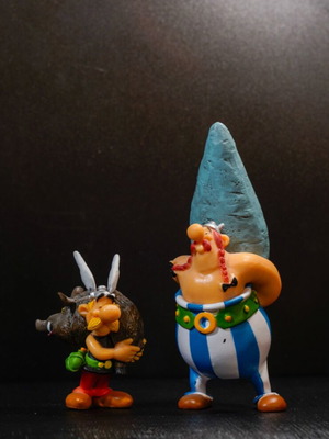 Αυθεντικές συλλεκτικές φιγούρες Asterix & Obelix Collector's Edition σαν καινούργιες