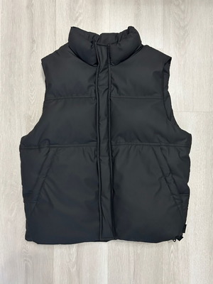 Men's puffer vest Zara like new, black, size L