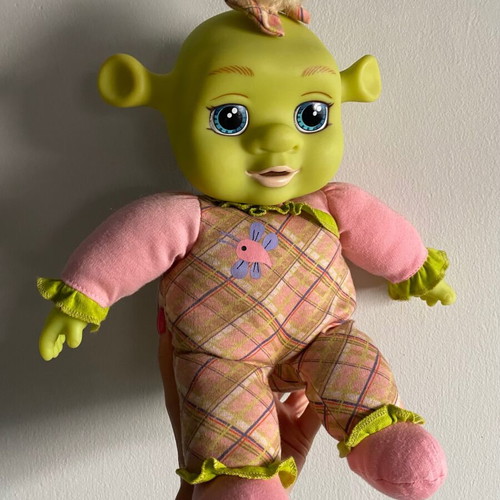 Shrek’s Baby Felicia Laugh With Me electronic plush doll 2007 used