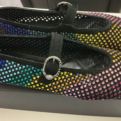 Kurt Geiger Mayfair Ballet Flats like new, multicolor