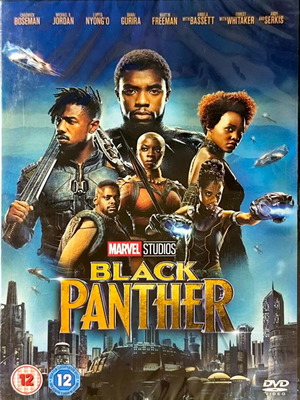 Black Panther DVD καινούργιο, ταινία περιπέτειας με Chadwick Boseman
