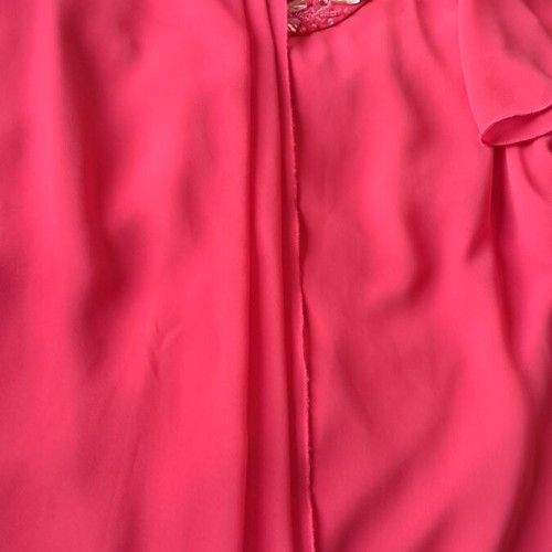 Stella Derlou summer blouse like new, fuchsia, size XL