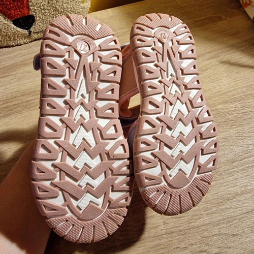 Garvalin kids sandals size 27 like new, pink and purple