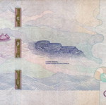 Colombia banknote used