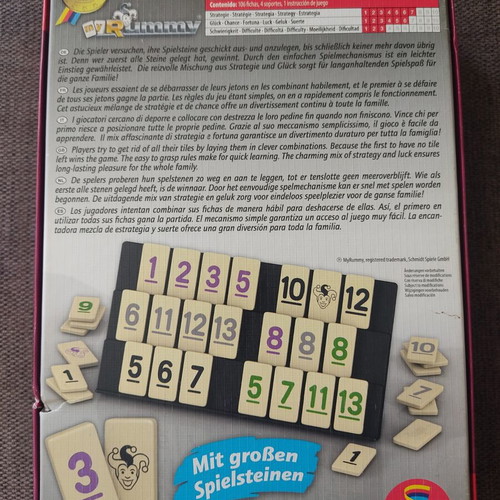 My Rummy board game like new, German edition with original packaging