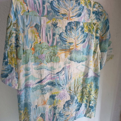 Summer shirt H&M size S colorful viscose like new