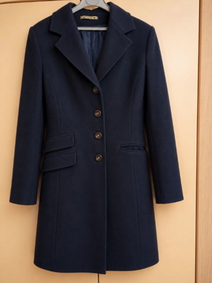 Coat used, size L, blue