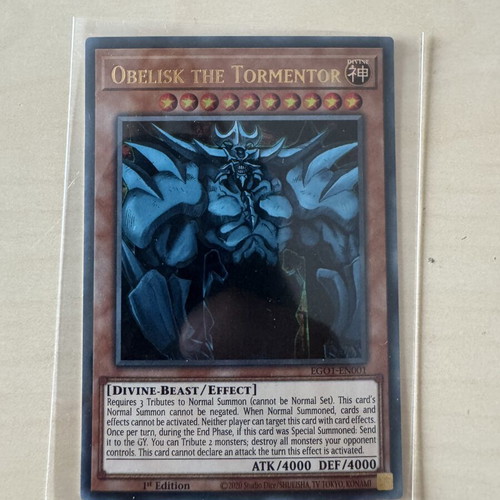 Yu-Gi-Oh! Obelisk the Tormentor EGO1 First Edition card