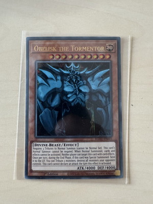 Yu-Gi-Oh! Obelisk the Tormentor EGO1 First Edition card