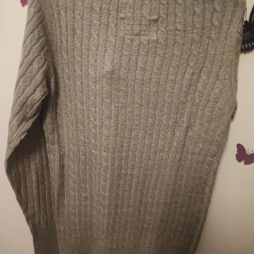 Funky Buddha women's sweater, grey, size M