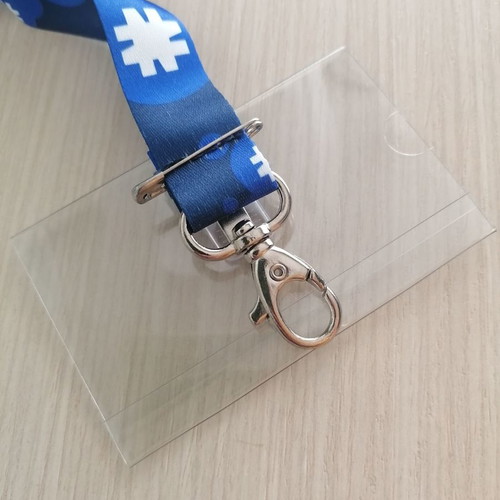 Lanyards with conference badge 10 pieces, 70 cm new