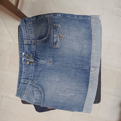 Denim skirt mini modern Promod size M 38 10 like new