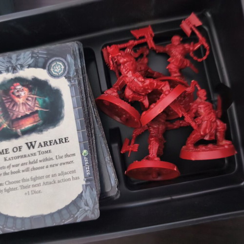 Warhammer Night Vault board game used with 2 extra armies