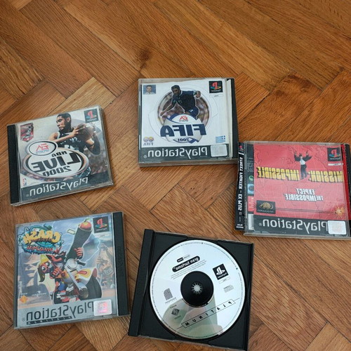 PlayStation 1 games used, pack of 3 CDs