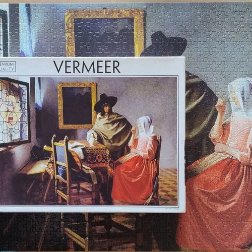 Puzzle Johannes Vermeer The Wine Glass Noriel 1000 used