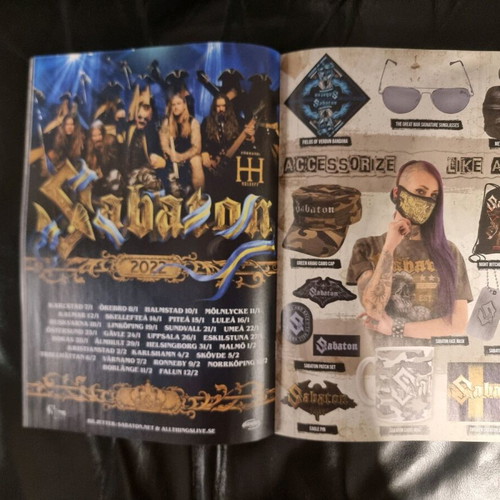 Sabaton Camouflage Official Magazine No.1 used