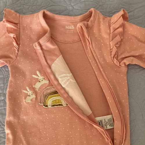M&S baby rompers 9-12 months, set of 2