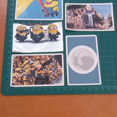 Panini Despicable Me 4 stickers used, set of 5
