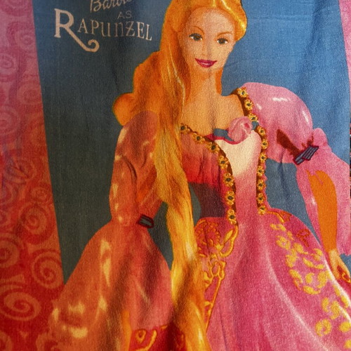 Barbie beach towel, new, 145 x 80 cm