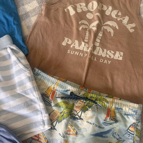 Boys summer clothing bundle used by Sinsay with Paw Patrol game
