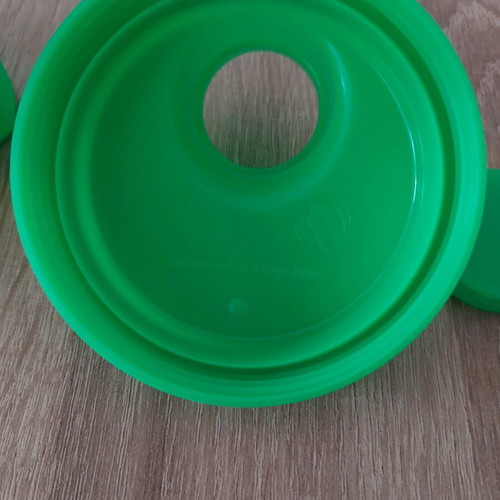Prozis protein shaker like new, 400ml green with measuring cap