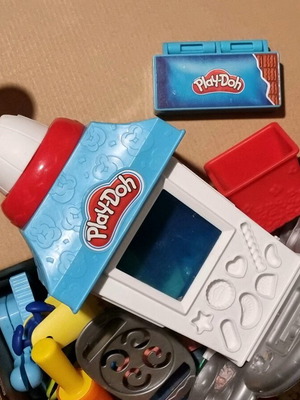 Play Doh molds and tools used, animals, sweets, shapes, Toy Story