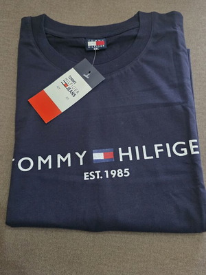 Tommy Hilfiger short sleeve T-shirt, dark blue, XXL