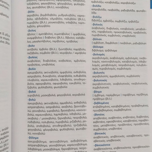 Babiniotis Dictionary of Derivatives and Compounds of Modern Greek Volume 1