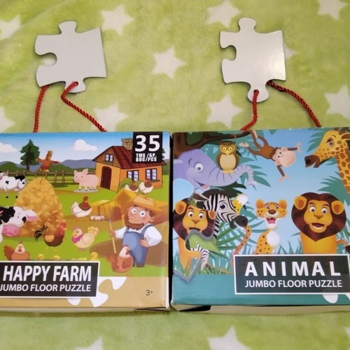 Happy Farm and Animal puzzles used, 2x35 pieces