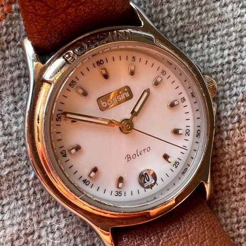 Bossini Bolero women's watch used with brown strap