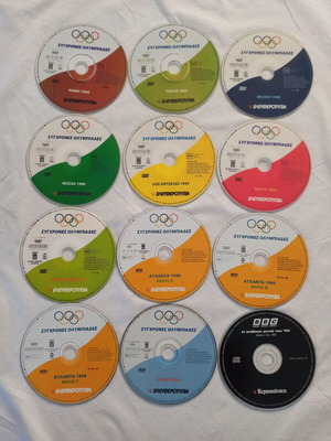 DVD and VCD documentaries on modern Olympic Games like new